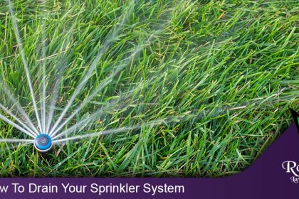 how to drain your home sprinkler irrigation system